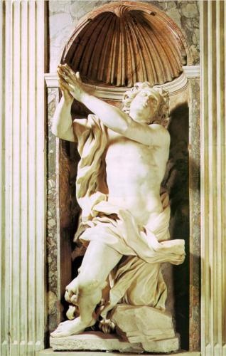 Photo:  Lorenzo Bernini,Daniel and the Lion,Santa Maria del Popolo, Rome, Italy
